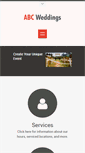 Mobile Screenshot of abcweddings.com